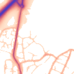 Daytime road noise heatmap for SG12 0RN