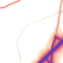 Daytime road noise heatmap for SG12 0UB