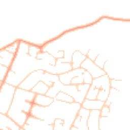 Daytime road noise heatmap for SG12 7JJ