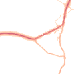Daytime road noise heatmap for SG12 8FE