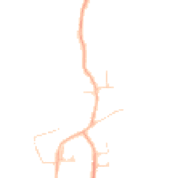 Daytime road noise heatmap for SG12 8NL