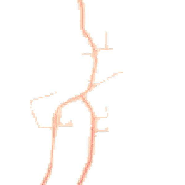 Daytime road noise heatmap for SG12 8NZ