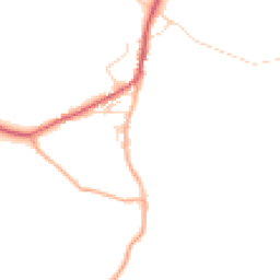 Daytime road noise heatmap for SG12 8SL