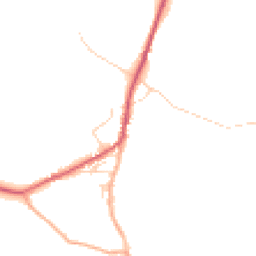 Daytime road noise heatmap for SG12 8SP