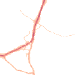 Daytime road noise heatmap for SG12 8SQ