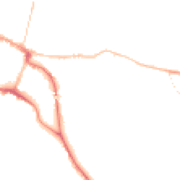 Night-time road noise heatmap for SG12 9FG