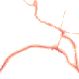 Night-time road noise heatmap for SG12 9HT