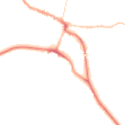 Night-time road noise heatmap for SG12 9PJ