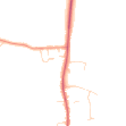 Daytime road noise heatmap for SG16 6AE