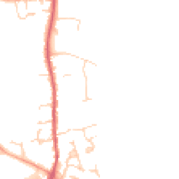 Daytime road noise heatmap for SG16 6AR