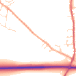 Daytime road noise heatmap for SG16 6BL