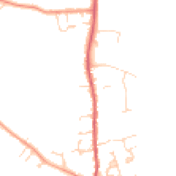 Daytime road noise heatmap for SG16 6DQ