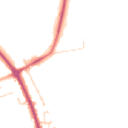 Daytime road noise heatmap for SG16 6EW