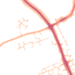 Daytime road noise heatmap for SG16 6FQ