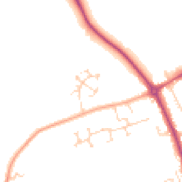Daytime road noise heatmap for SG16 6GP