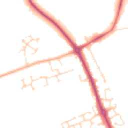 Daytime road noise heatmap for SG16 6JG