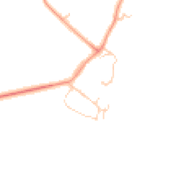 Daytime road noise heatmap for SG16 6JS