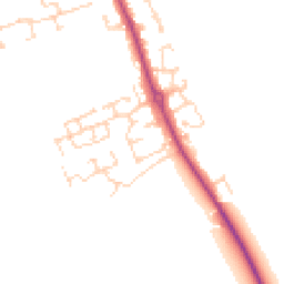Daytime road noise heatmap for SG16 6ND