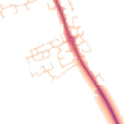 Daytime road noise heatmap for SG16 6NE