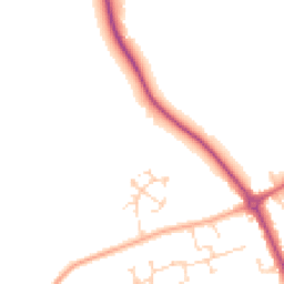 Daytime road noise heatmap for SG16 6NZ