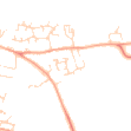 Daytime road noise heatmap for SG17 5BG