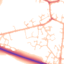 Daytime road noise heatmap for SG17 5BT