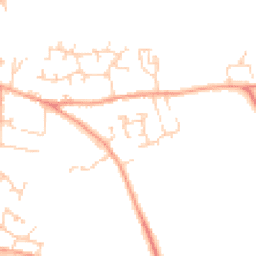 Daytime road noise heatmap for SG17 5BY