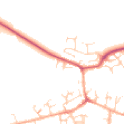 Daytime road noise heatmap for SG17 5DR