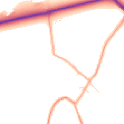 Daytime road noise heatmap for SG17 5PF