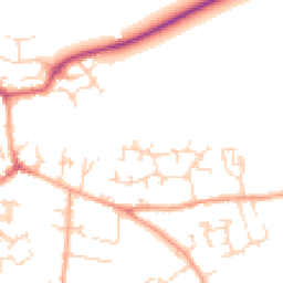 Daytime road noise heatmap for SG17 5TB