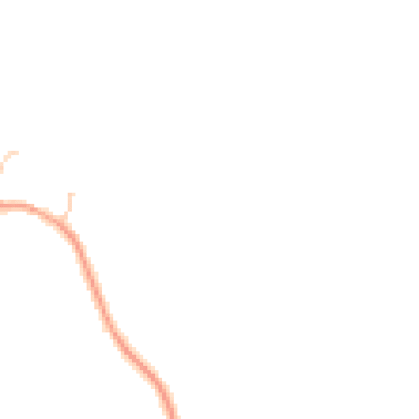 Daytime road noise heatmap for SG2 7BU