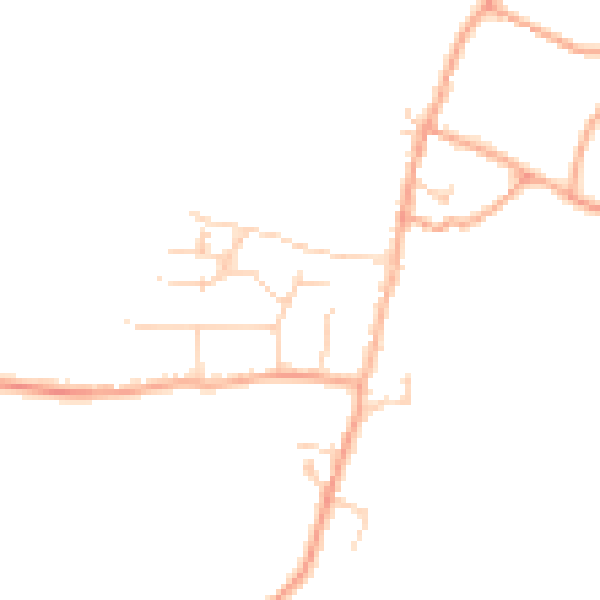 Daytime road noise heatmap for SG2 7NJ