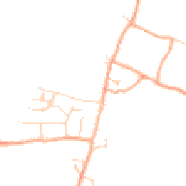Daytime road noise heatmap for SG2 7PJ