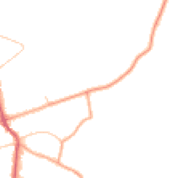 Daytime road noise heatmap for SG3 6AG