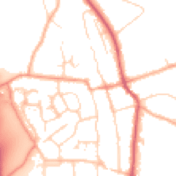 Daytime road noise heatmap for SG3 6AT