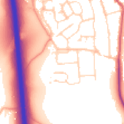 Daytime road noise heatmap for SG3 6DN
