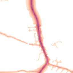 Daytime road noise heatmap for SG3 6JH