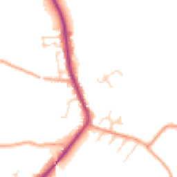 Daytime road noise heatmap for SG3 6JN