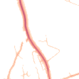 Daytime road noise heatmap for SG3 6NA