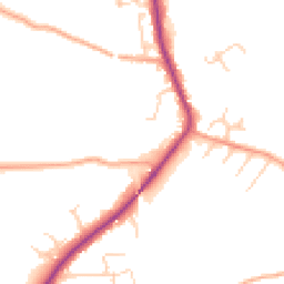 Daytime road noise heatmap for SG3 6QT
