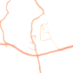 Daytime road noise heatmap for SG3 6SX