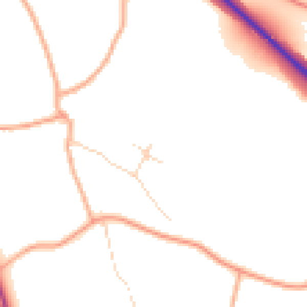 Daytime road noise heatmap for SG4 7PD