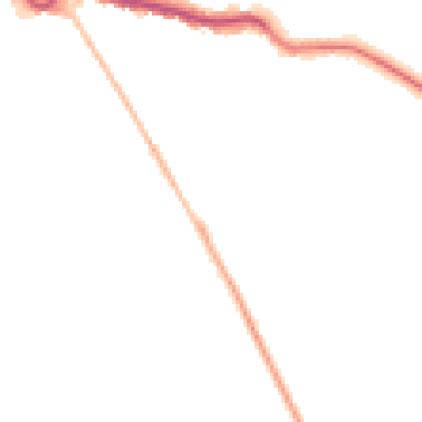 Night-time road noise heatmap for SG4 7SS