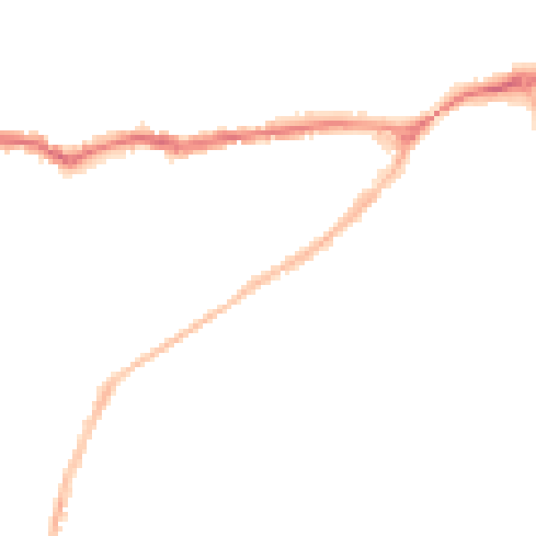 Night-time road noise heatmap for SG4 9ST