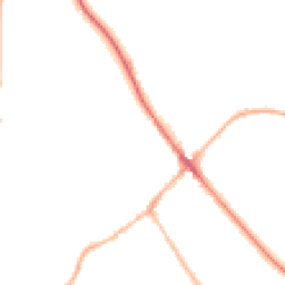 Night-time road noise heatmap for SG7 5AJ