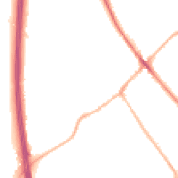 Night-time road noise heatmap for SG7 5AS