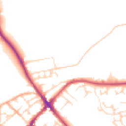 Daytime road noise heatmap for SG7 5DB