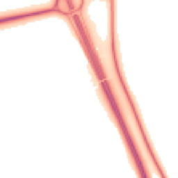 Night-time road noise heatmap for SG7 5EW