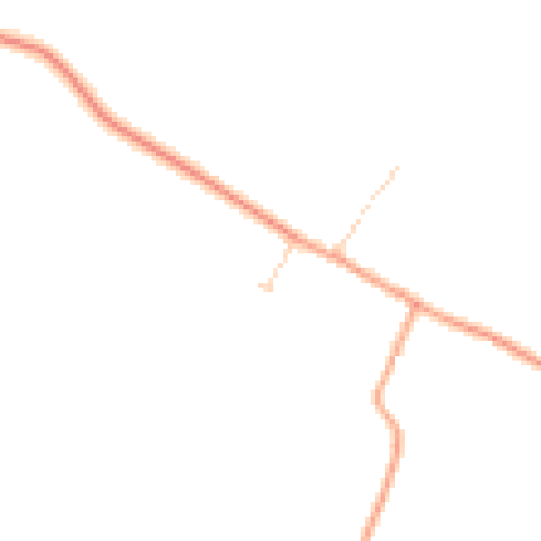 Daytime road noise heatmap for SG7 5HL