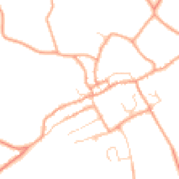 Daytime road noise heatmap for SG7 5NZ